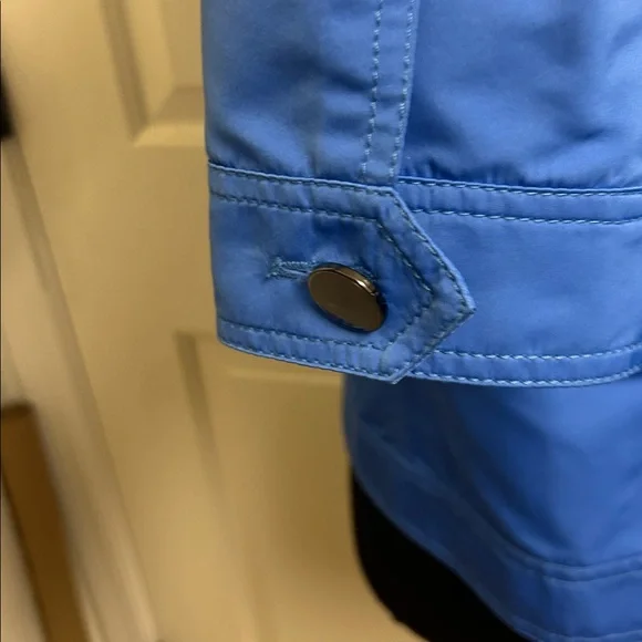 CARLISLE Blue Moto zippered jacket with pockets, Size 4, Excellent condition - Picture 10 of 14